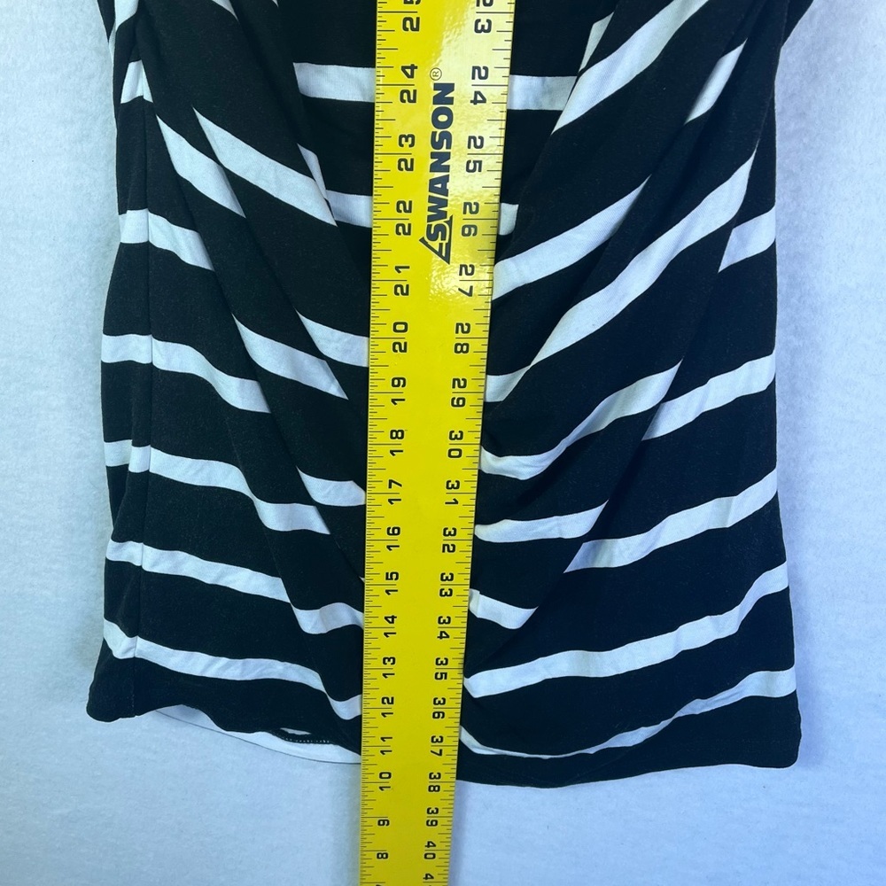 Kimi+kal Maternity black & white stripe dress - Picture 8 of 10